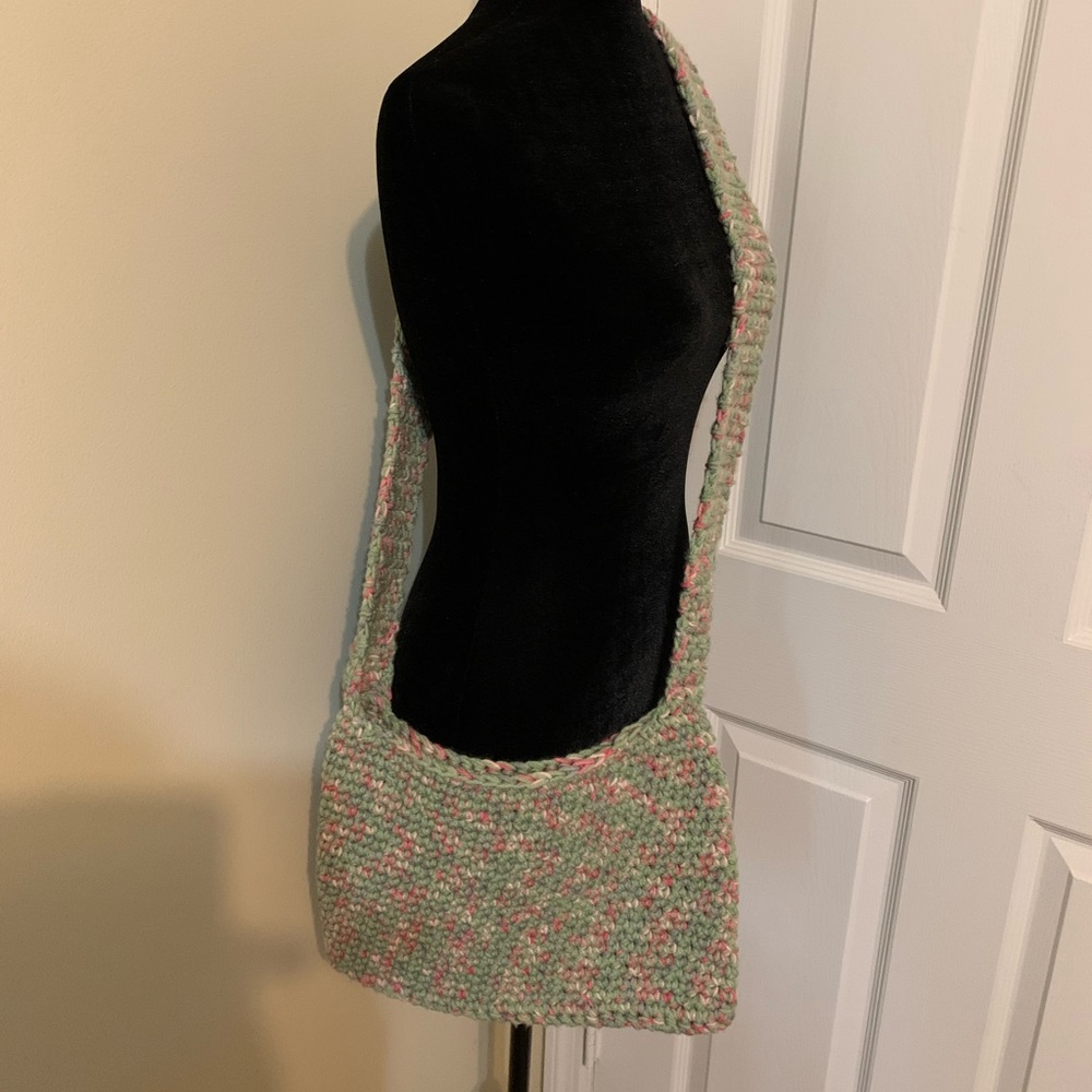 Crossbody Bag, handmade,
crocheted